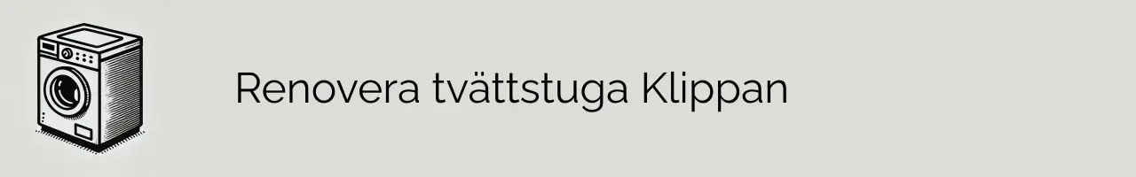 Renovera tvättstuga Klippan